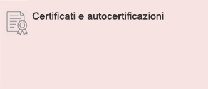 Certificati e autocertificazioni